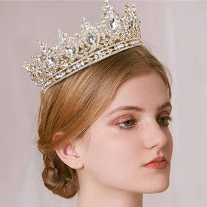 Crystal Queen Crown - Wedding, Birthday, Prom